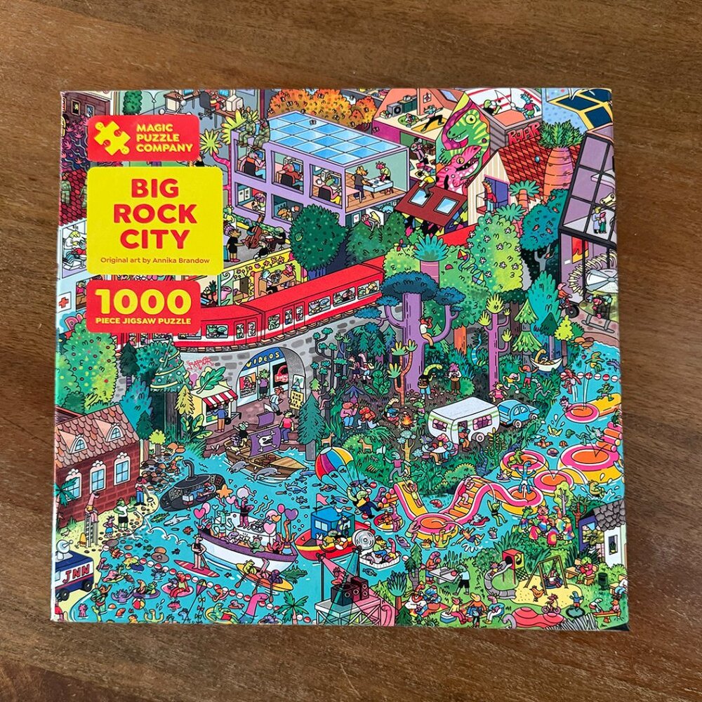 Magic Puzzle Company - Big Rock City - 1000 Piece Puzzle